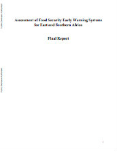 Assessment of food security early warning systems for East and Southern Africa